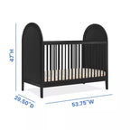 Delta Children Eloise 4-in-1 Convertible Crib – GREENGUARD Gold Certified