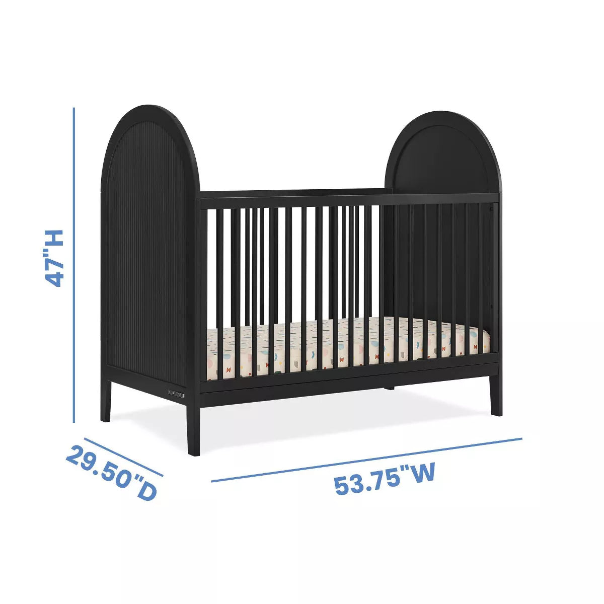 Delta Children Eloise 4-in-1 Convertible Crib – GREENGUARD Gold Certified