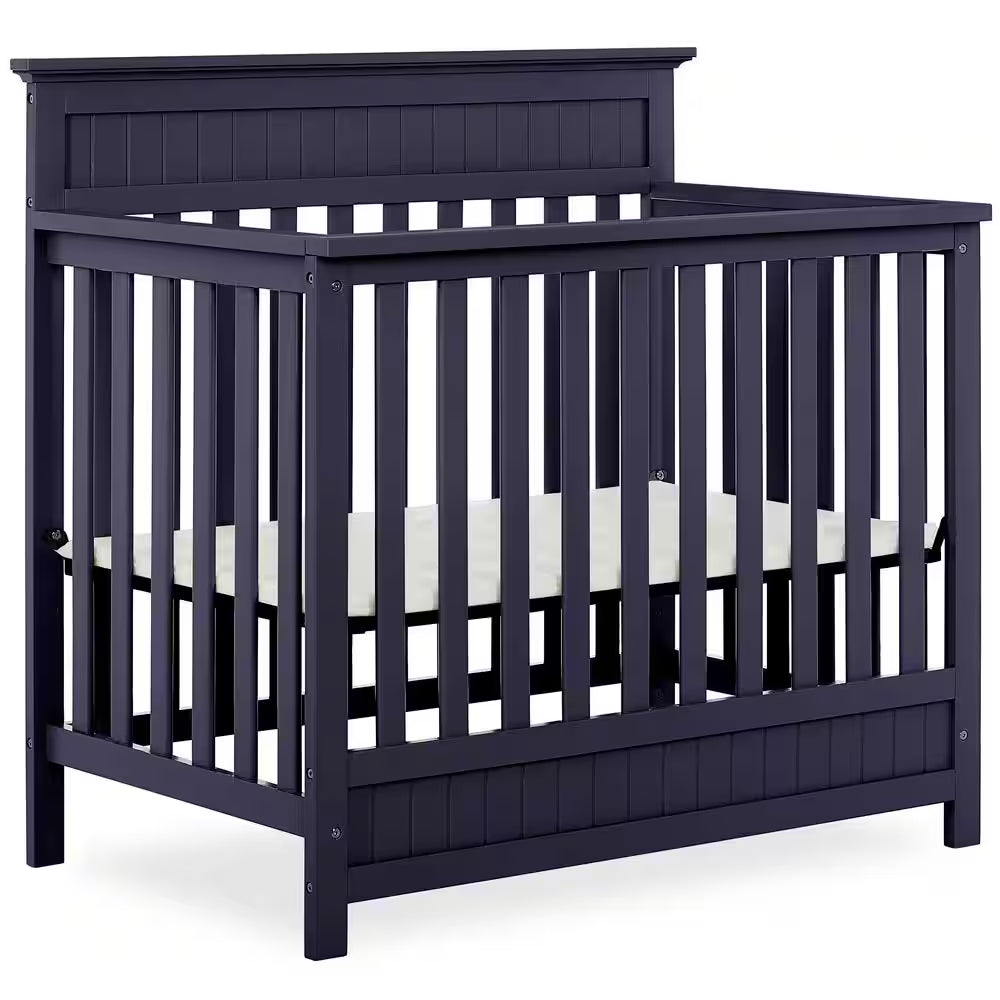 Harbor 4-in-1 Convertible Mini Crib – Navy