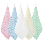10-Pack Muslin Baby Washcloths – Ultra-Soft for Sensitive Skin