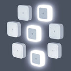 1–8 Pack Plug-In Night Lights – Soft White for Nursery, Kids & Pet Spaces