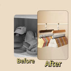 Portable 10-Clip Hanger – Space-Saving Organizer for Hats, Socks & More