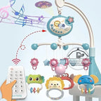 Musical Crib Mobile – Lights, Projection & Remote Control for Soothing Sleep
