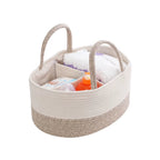 Multi-Use Diaper Bag & Organizer – Portable Cotton Rope Storage for Mom & Baby