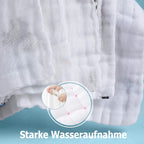 10-Pack Muslin Baby Washcloths – Ultra-Soft for Sensitive Skin