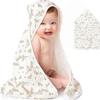 Muslin Hooded Baby Towel – Ultra-Soft, Lightweight & Absorbent (30x30”)