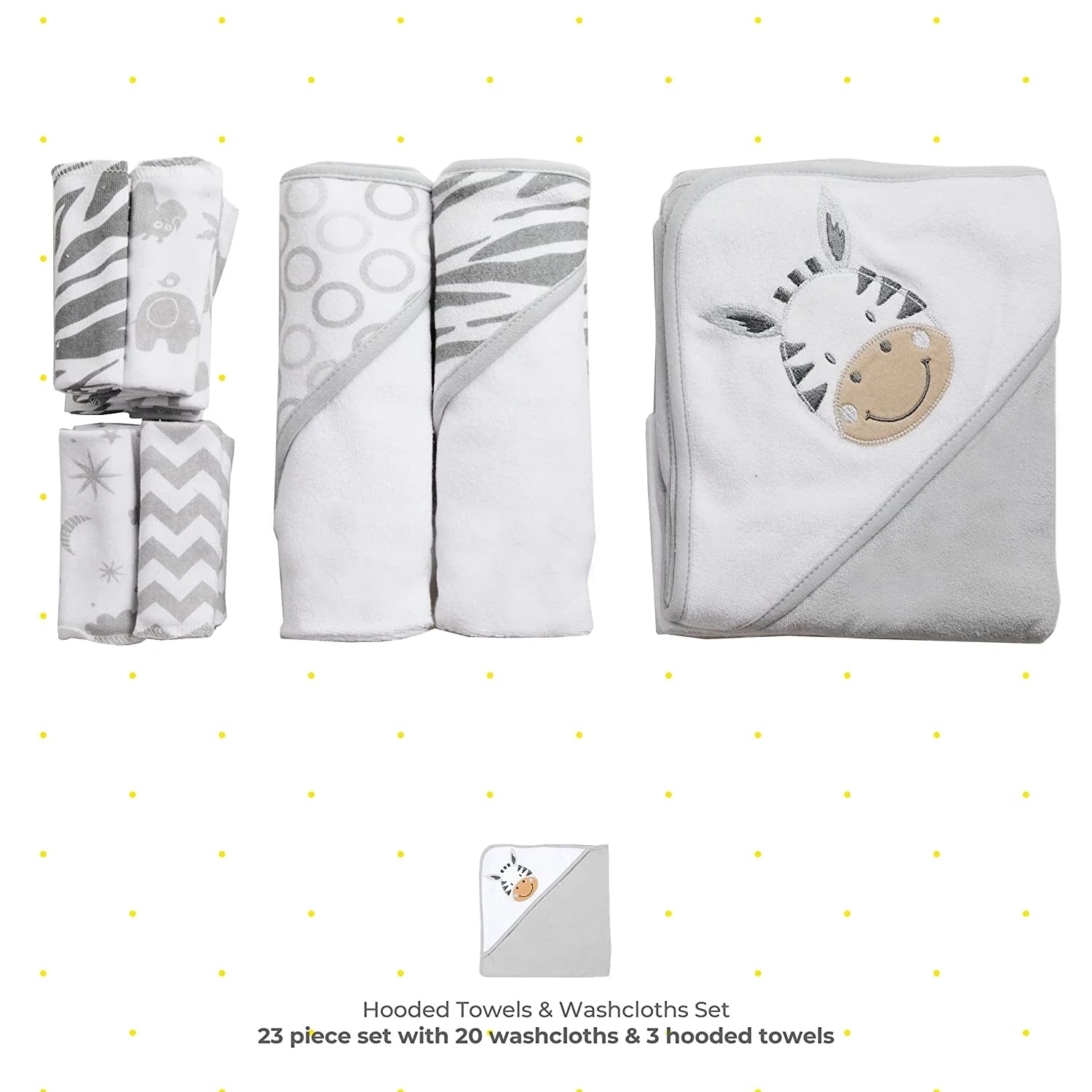 23-Piece Baby Bath Gift Set – Soft, Complete & Gift-Ready