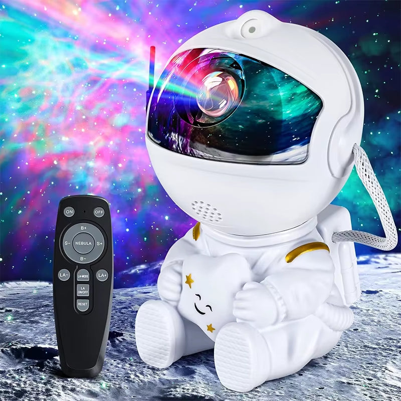 Astronaut Galaxy Projector Night Light – Starry Sky Lamp