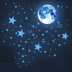 Glow-in-the-Dark Stars & Earth Wall Stickers
