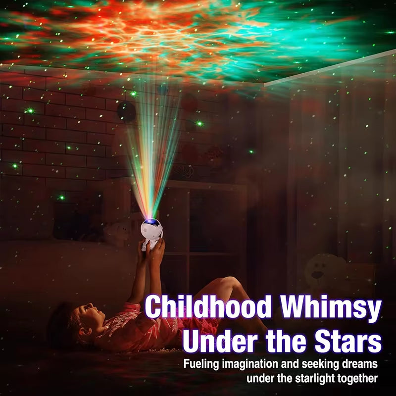 Astronaut Galaxy Projector Night Light – Starry Sky Lamp