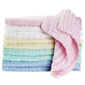 10-Pack Muslin Baby Washcloths – Ultra-Soft for Sensitive Skin