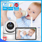 5” Video Baby Monitor – Camera & Audio, 2-Way Talk, Temp Display, 22Hr Battery