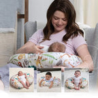 Cute U-Shaped Nursing Pillow Cover – Soft, Removable & Easy-Clean