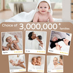 Muslin Hooded Baby Towel – 100% Cotton, Soft & Extra-Large (32x32”)