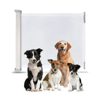 Adjustable Safety Gate – Retractable Mesh for Babies & Pets