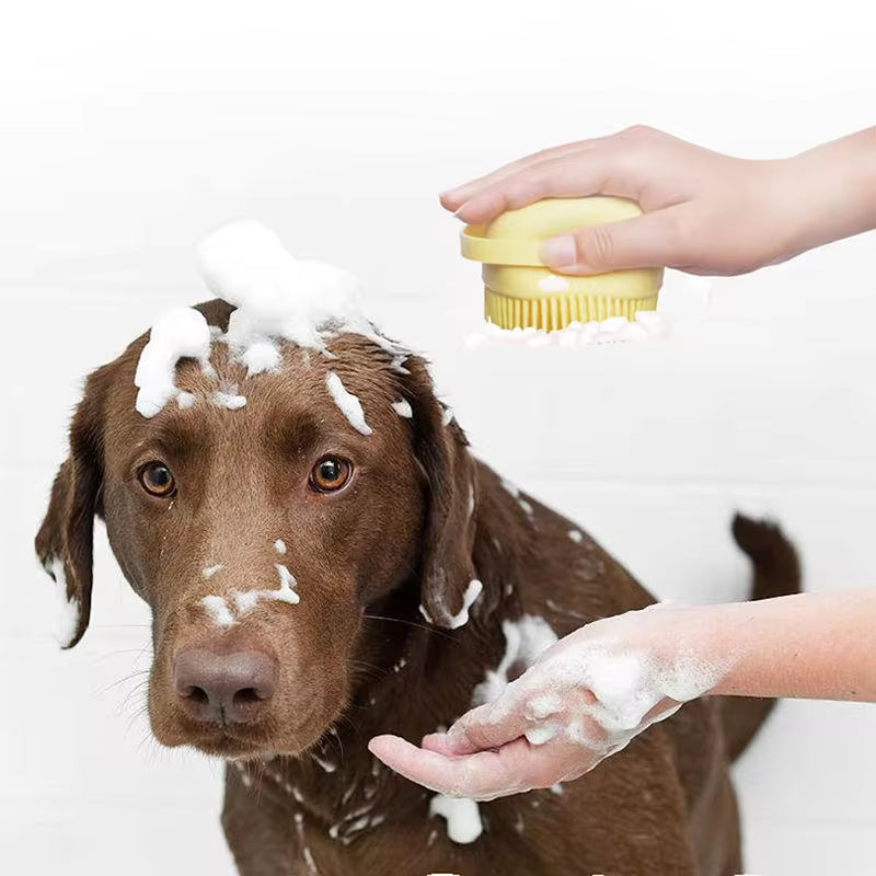 Silicone Pet Bath & Massage Glove for Dogs & Cats