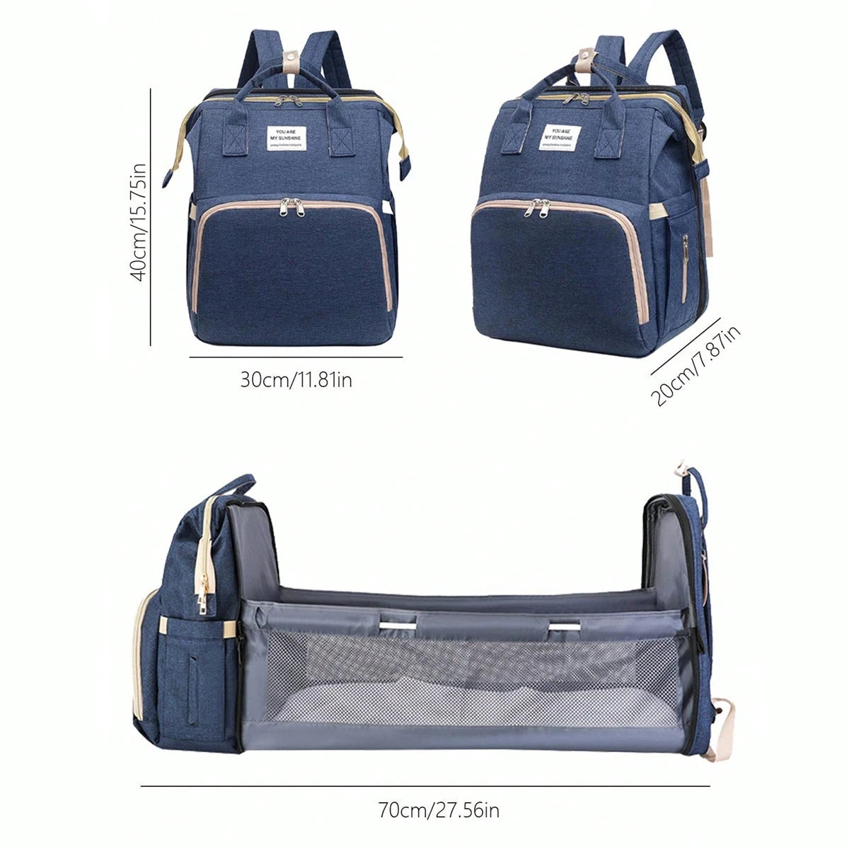 Mommy-Go Portable Crib Backpack