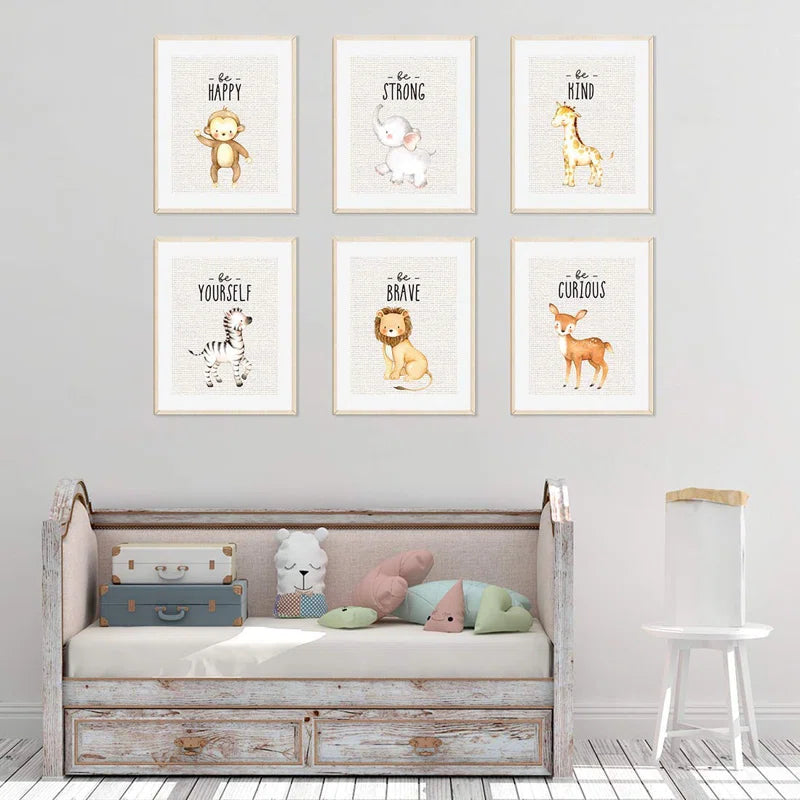 Crofford Animals 6 - Piece Paper Print