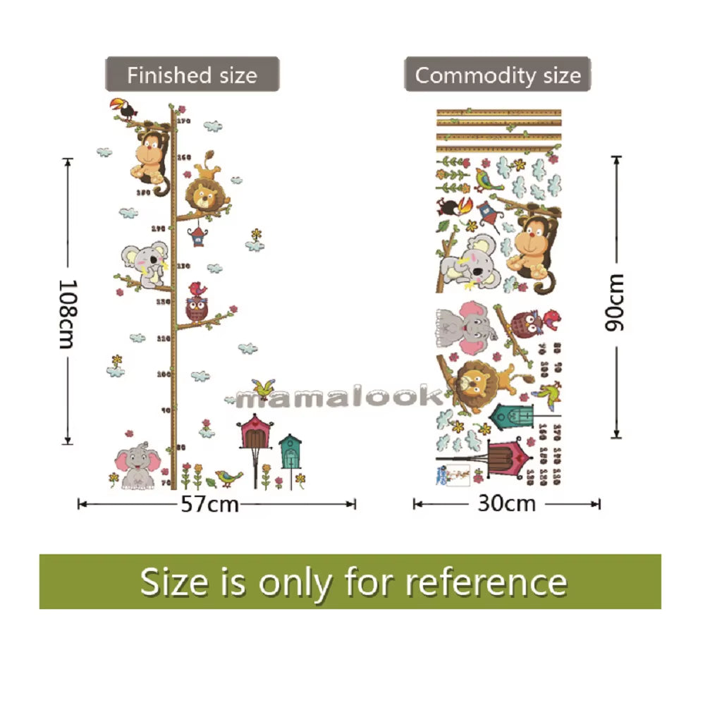 Kids Growth Chart Wall Sticker