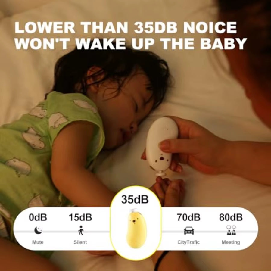 Rechargeable Electric Baby Nail File – Safe, Gentle, Stress-Free Trimming