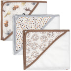 6-Piece Hooded Baby Towel & Washcloth Set – Soft, Cozy & Adorably Fun