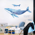 Dreamland Whale Wall Stickers – Waterproof Nursery Décor