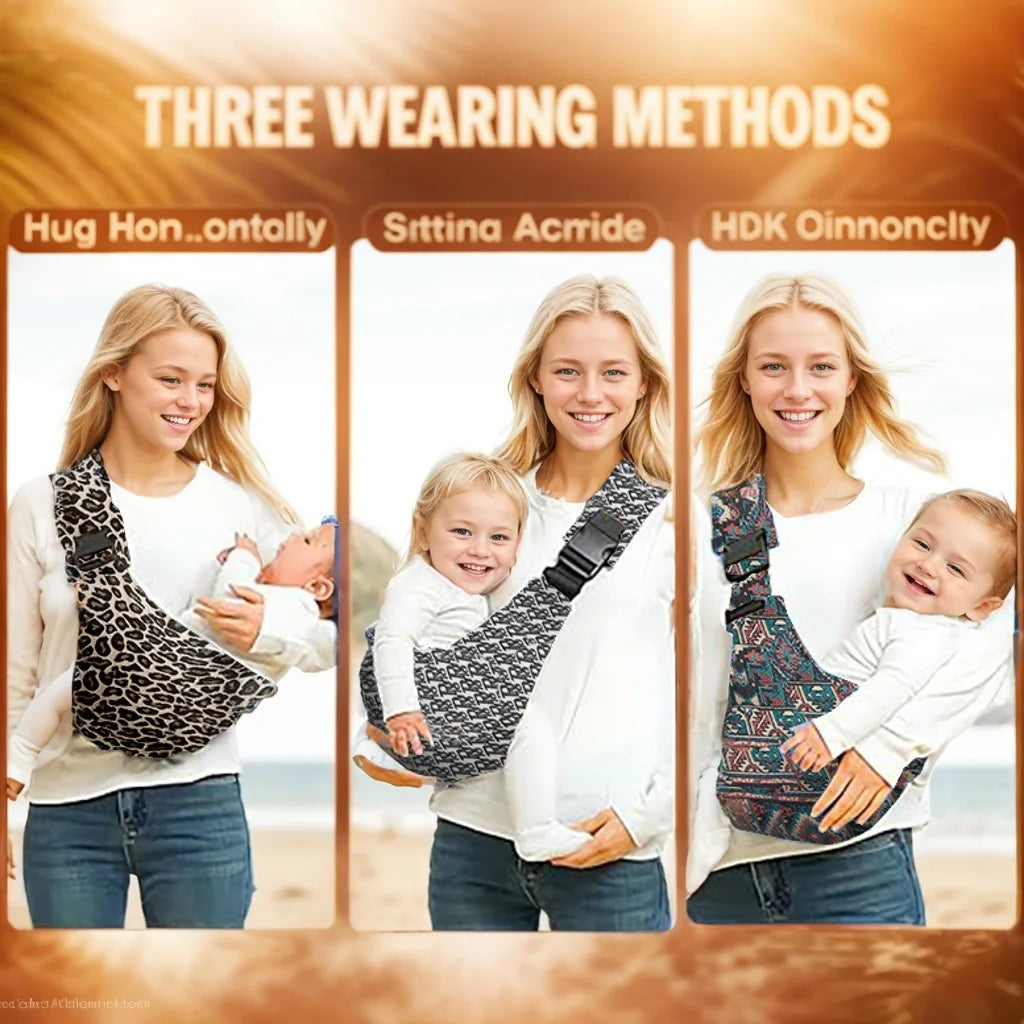 All-in-One Adjustable Baby Carrier Wrap – Comfortable, Hands-Free Sling for Infants & Toddlers