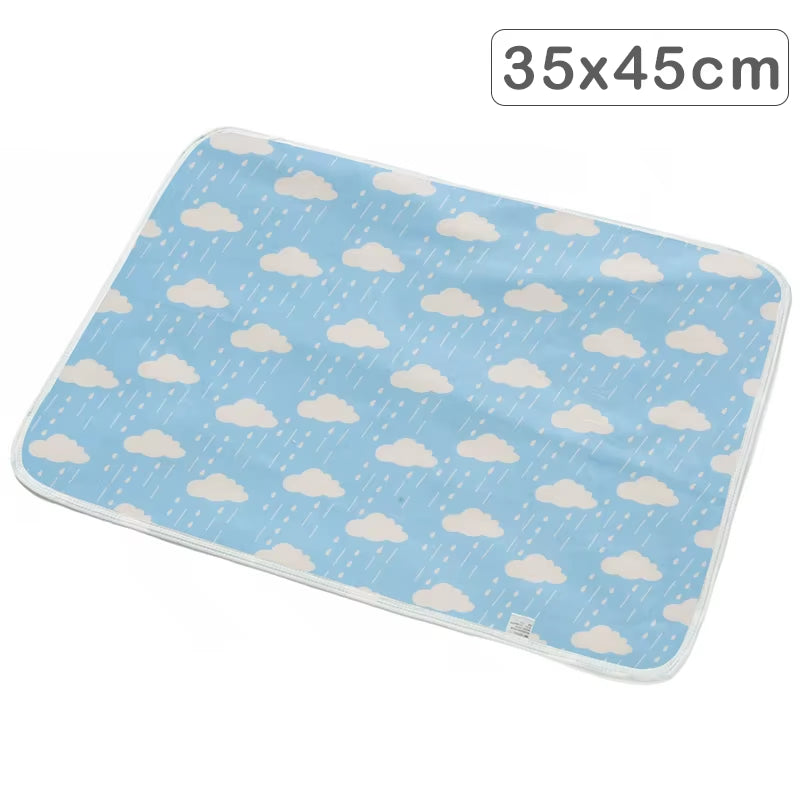 35X45Cm Baby Reusable Mattress Waterproof Diapering Changing Pads Cotton Washable Newborn Mattress Baby Changing Mat