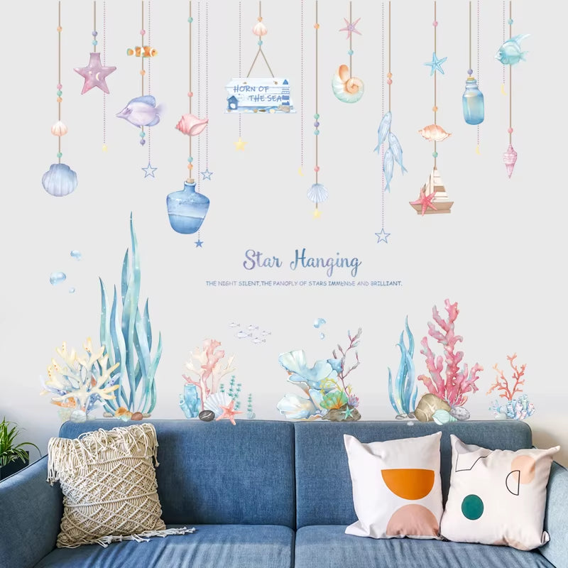 Dreamland Whale Wall Stickers – Waterproof Nursery Décor