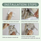 Cute Jungle Animal Wall Stickers
