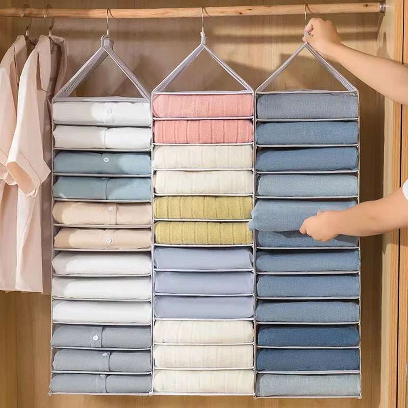 Hanging Closet Organizer – Multi-Layer Storage for Underwear, Pants & Clothes