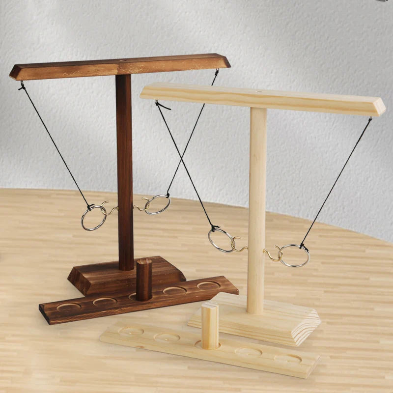 Wooden Ring Toss Game