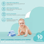 Baby Terry Washcloth Bath Set