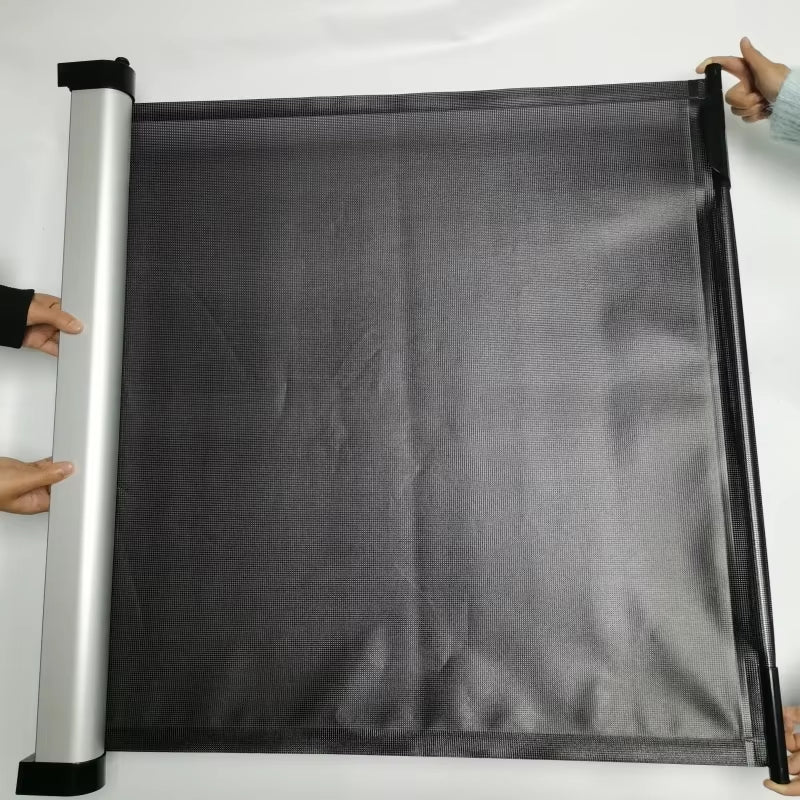 Adjustable Safety Gate – Retractable Mesh for Babies & Pets