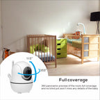 5” Baby Monitor – 2 Cameras, 1000ft Range, Night Vision, 2-Way Audio & Temp Sensor