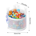 Kids Bath Toy Organizer – Large Mesh Storage Bag, Hanging Shower Caddy