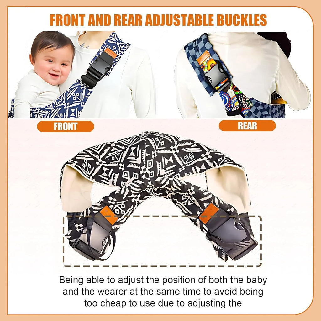 All-in-One Adjustable Baby Carrier Wrap – Comfortable, Hands-Free Sling for Infants & Toddlers