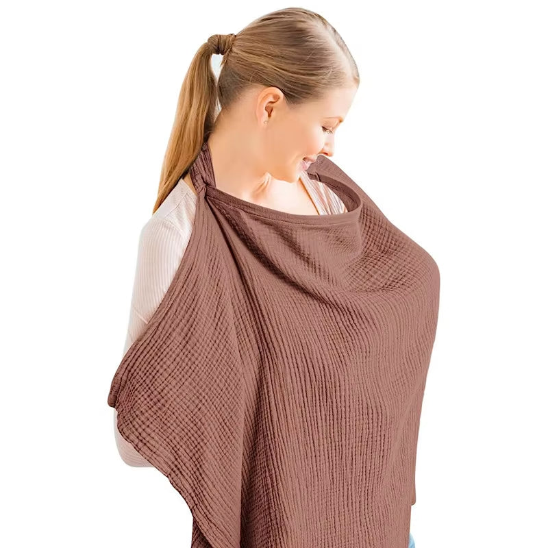 Breathable Nursing Cover – Anti-Exposure Shawl