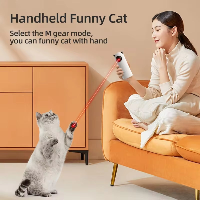Automatic Smart Pet Laser Toy – Interactive Fun for Cats & Dogs