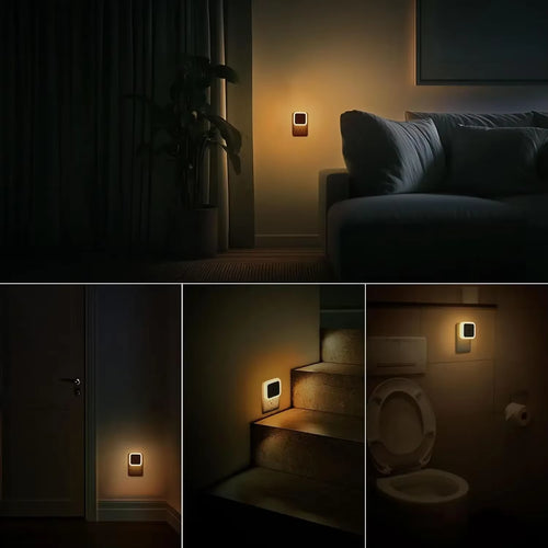 1–8 Pack Plug-In Night Lights – Soft White for Nursery, Kids & Pet Spaces