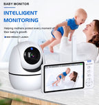 5” Video Baby Monitor – Camera & Audio, 2-Way Talk, Temp Display, 22Hr Battery