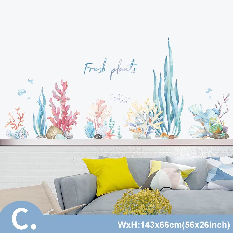 Dreamland Whale Wall Stickers – Waterproof Nursery Décor