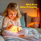 Dimmable Silicone Animal Night Light