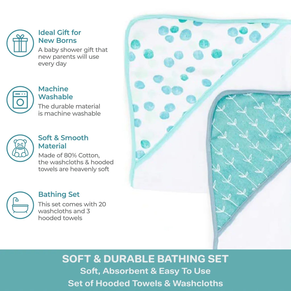 23-Piece Baby Bath Gift Set – Soft, Complete & Gift-Ready