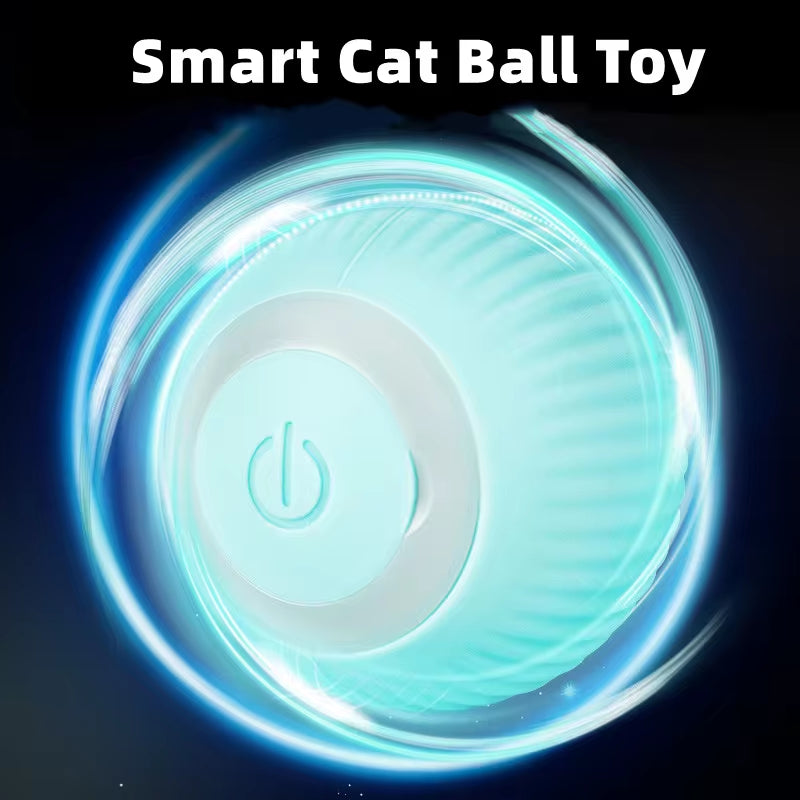 Smart Auto-Rolling Cat Toy Ball – Interactive, Self-Moving Fun for Indoor Cats & Kittens
