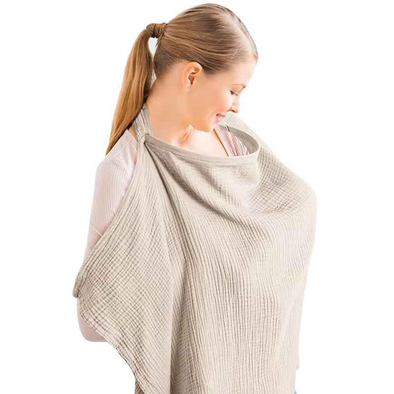 Breathable Nursing Cover – Anti-Exposure Shawl