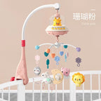Musical Crib Mobile – Lights, Projection & Remote Control for Soothing Sleep