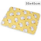 35X45Cm Baby Reusable Mattress Waterproof Diapering Changing Pads Cotton Washable Newborn Mattress Baby Changing Mat