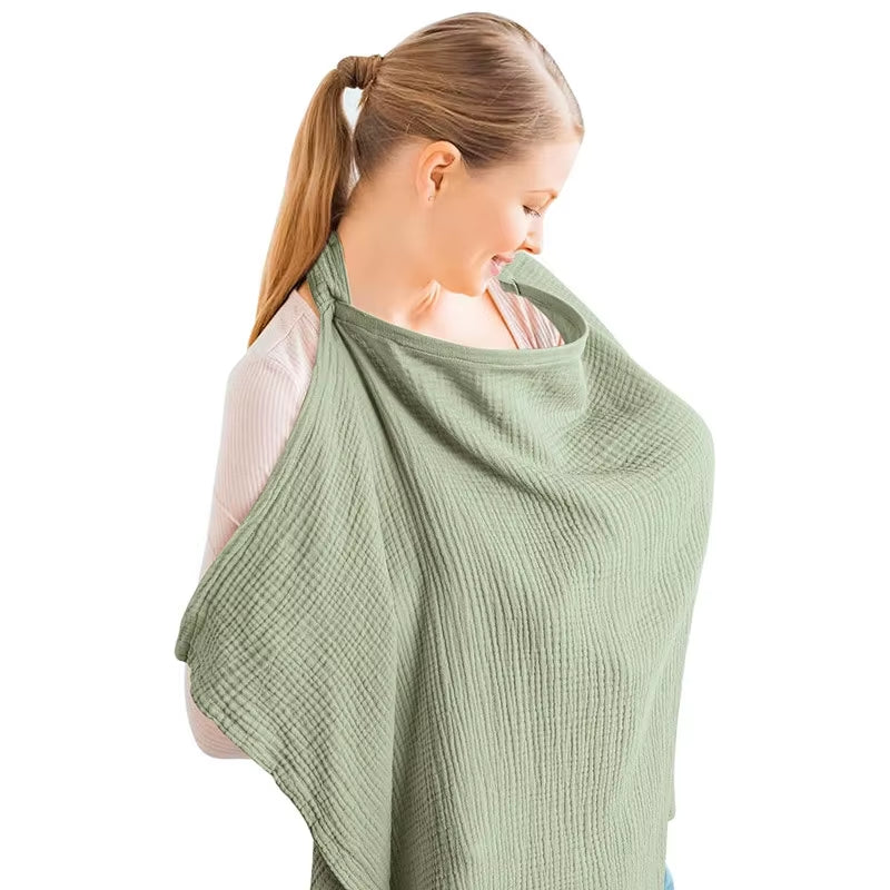Breathable Nursing Cover – Anti-Exposure Shawl