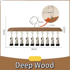 Portable 10-Clip Hanger – Space-Saving Organizer for Hats, Socks & More